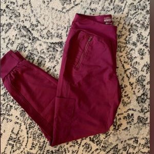 Healing Hands Purple Label Yoga Scrubs - Size XS - Wine color (NWT)